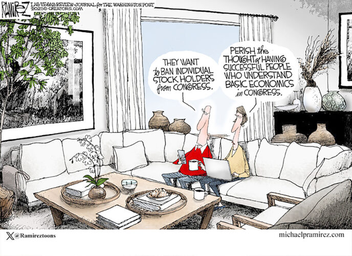 Editorial cartoon for Oct. 6, 2025